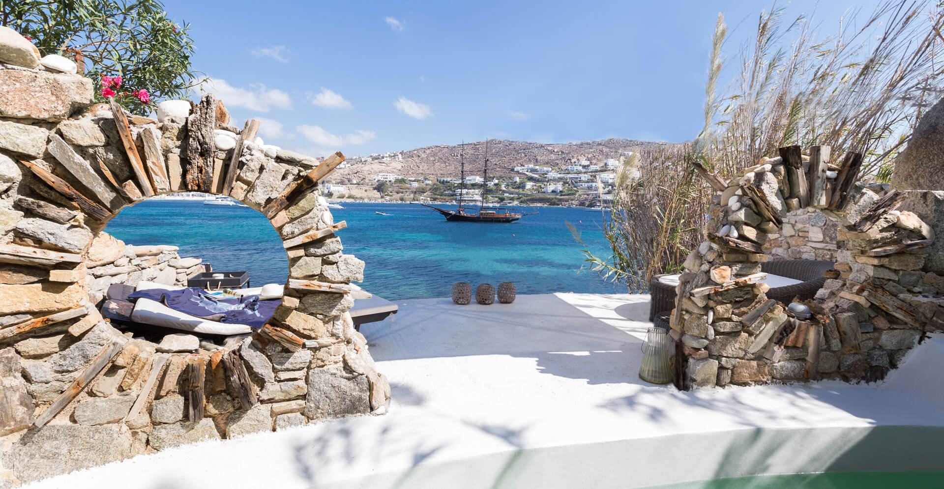 Noah's Luxury Waterfront Villa with Private Pool in Mykonos