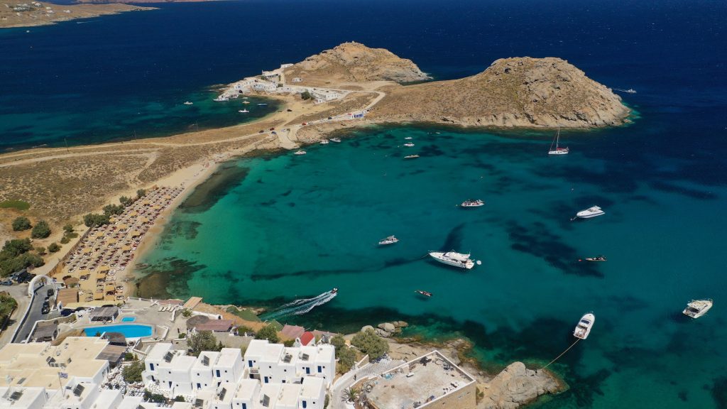 mykonos agia anna beach