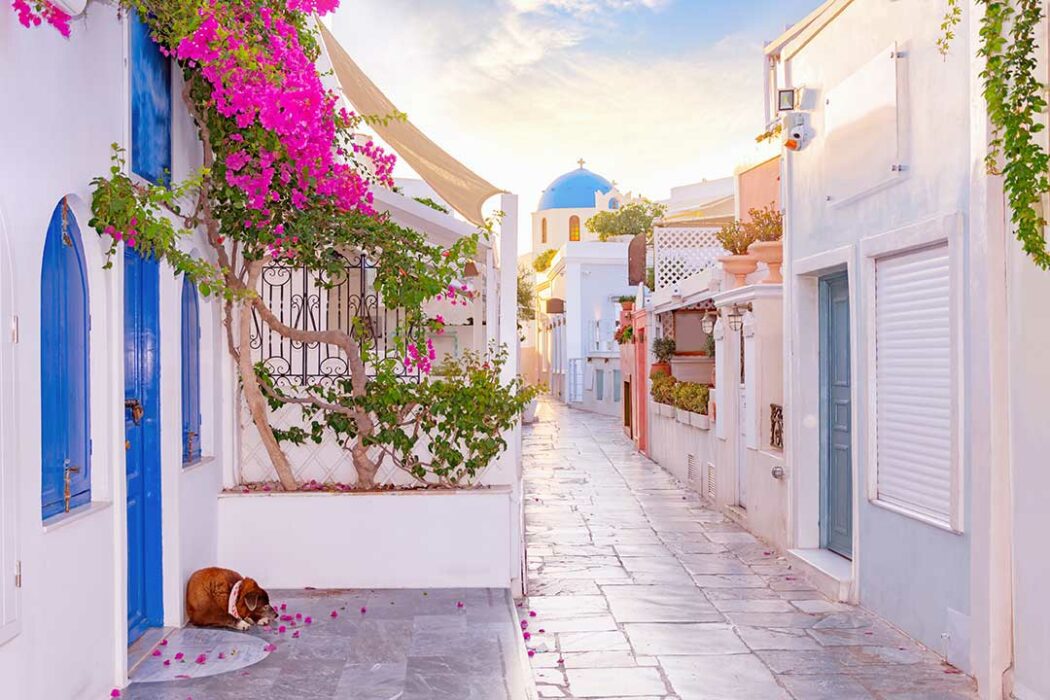 santorini-villages